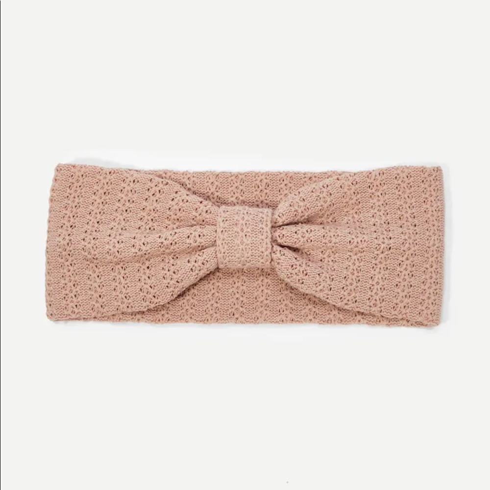 Pale Pink Knot Head Band - Picture 3 of 4